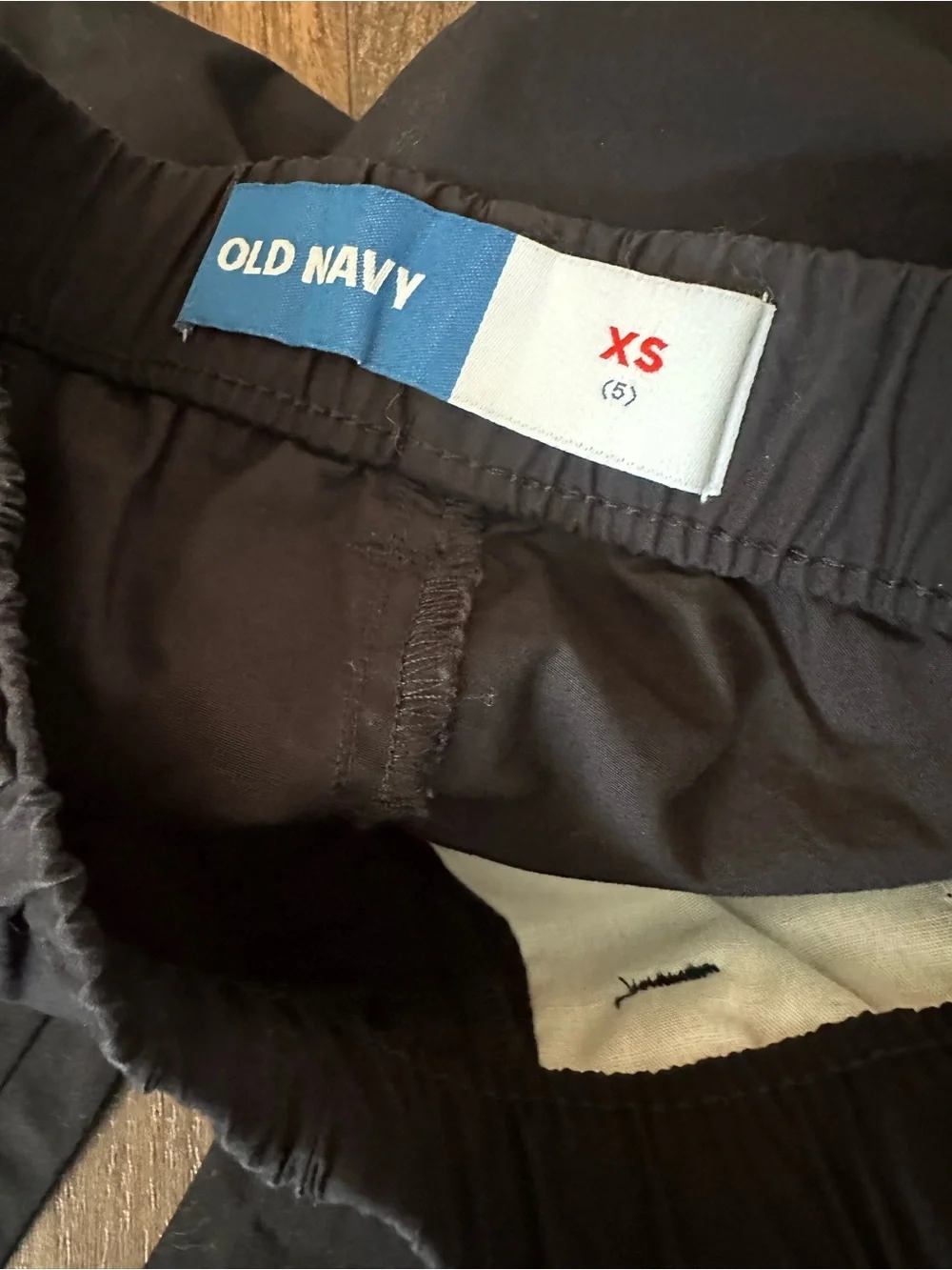 Girls Cargo Pants - Black size 5